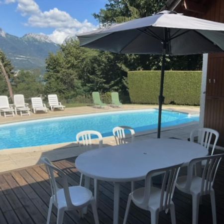 Villa Avec Piscine, Vue Lac Et Montagne Sévrier Εξωτερικό φωτογραφία