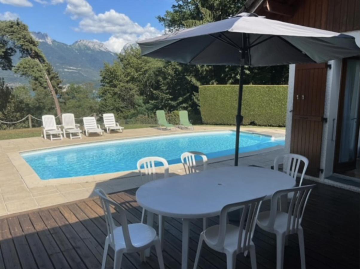 Villa Avec Piscine, Vue Lac Et Montagne Sévrier Εξωτερικό φωτογραφία